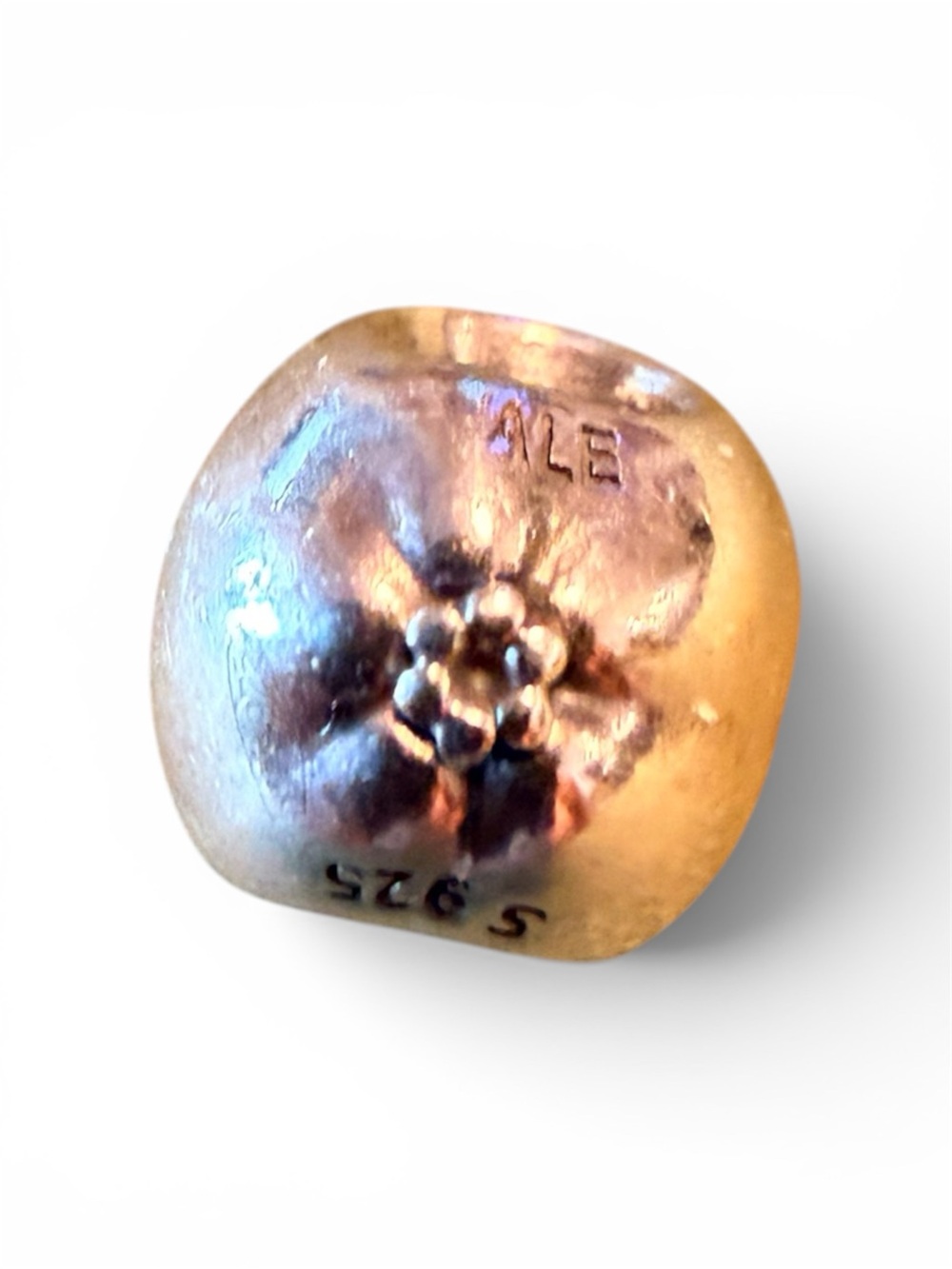 Pandora Two-Tone Floral Spacer Bead - Gold and Silver